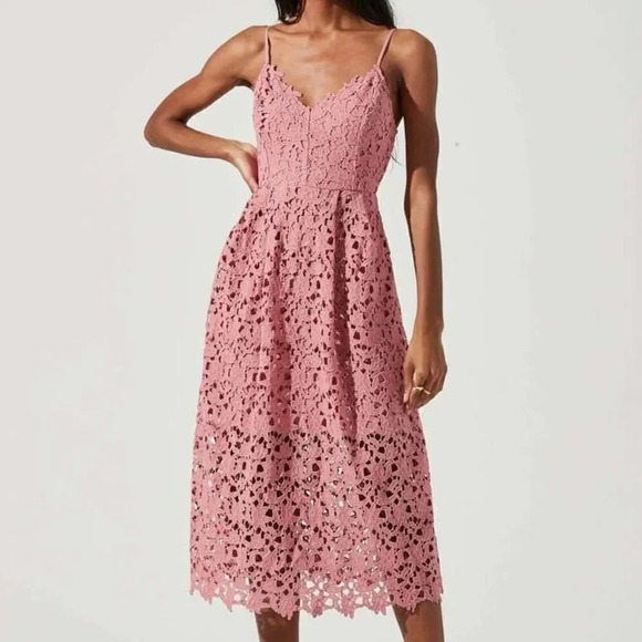 ASTR the Label Lace Midi Dress Size S